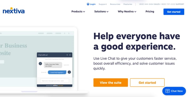 nextiva live chat software